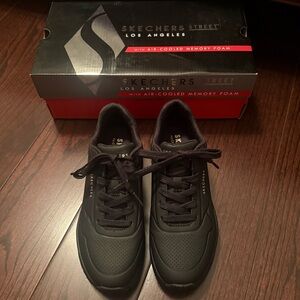 NEW Skechers Uno Stand On Air Black Sneakers Shoes Women’s Size US 6.5